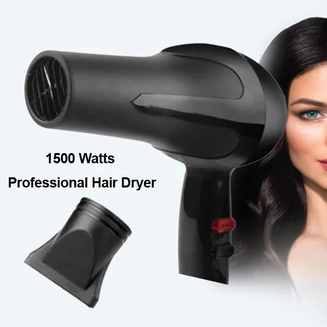 1500 Watts Professional Hair Dryer 2888 (Black), Hair accessories